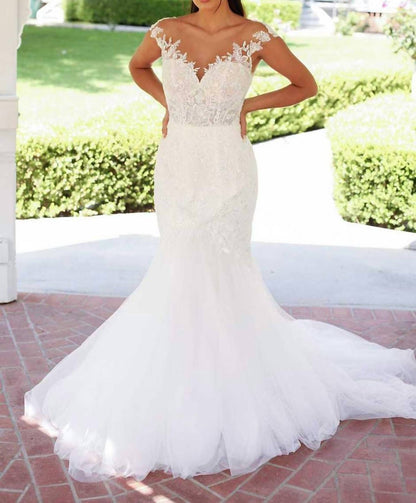 Fit-and-flare Wedding Dress