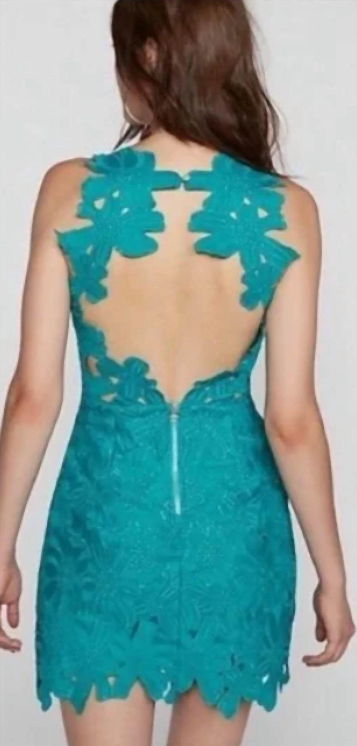 Saylor X Free People - Jessica Foil Lace Dress - Rack Hunt