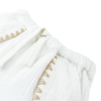 Baby's Marlow Drawstring Shorts With Contrast Stitching