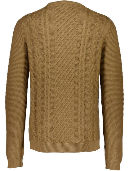 Cable Knit Style Cotton Sweater