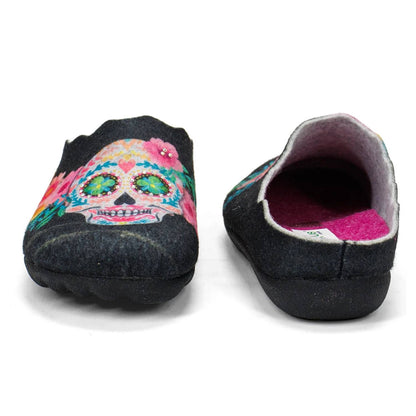 Women's Sugarskull Wool Slippers