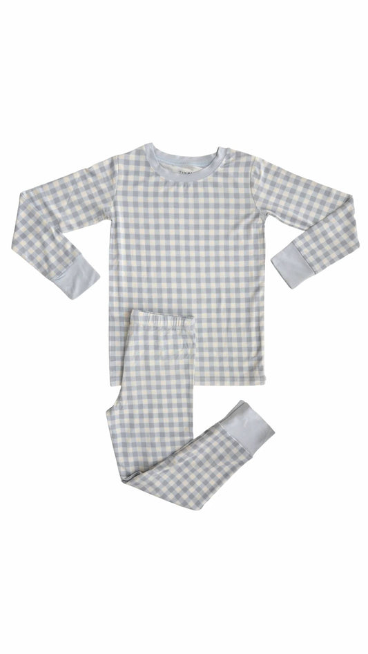 Boys Gingham Two Piece Set
