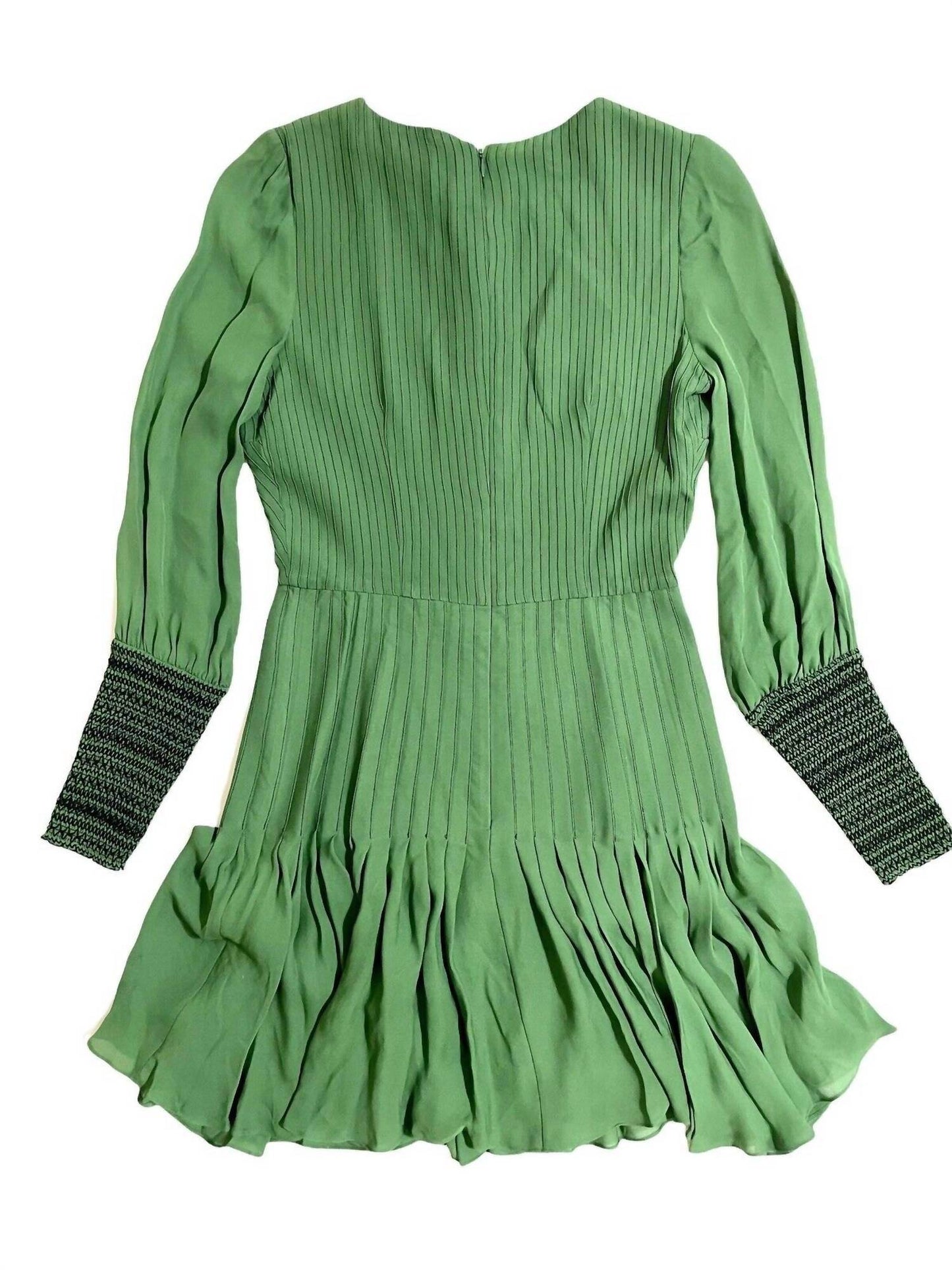 Hanley Mellon - Silk Pleated Mini Dress - Rack Hunt