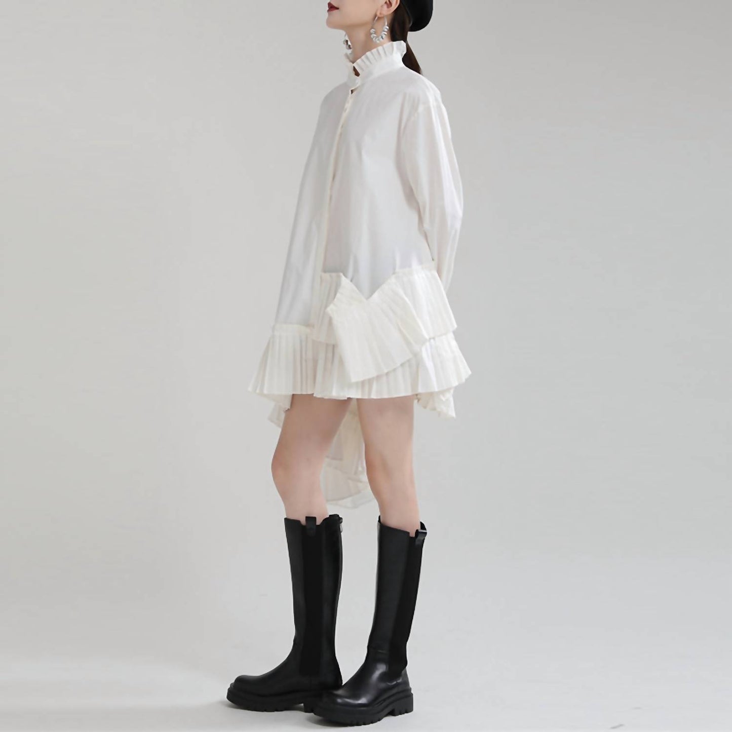 Great Shirt With Asymmetrical Hem