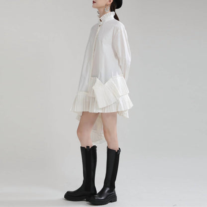 Great Shirt With Asymmetrical Hem