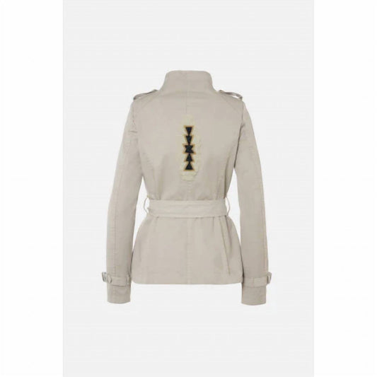 Cotton Mini Trench Jacket
