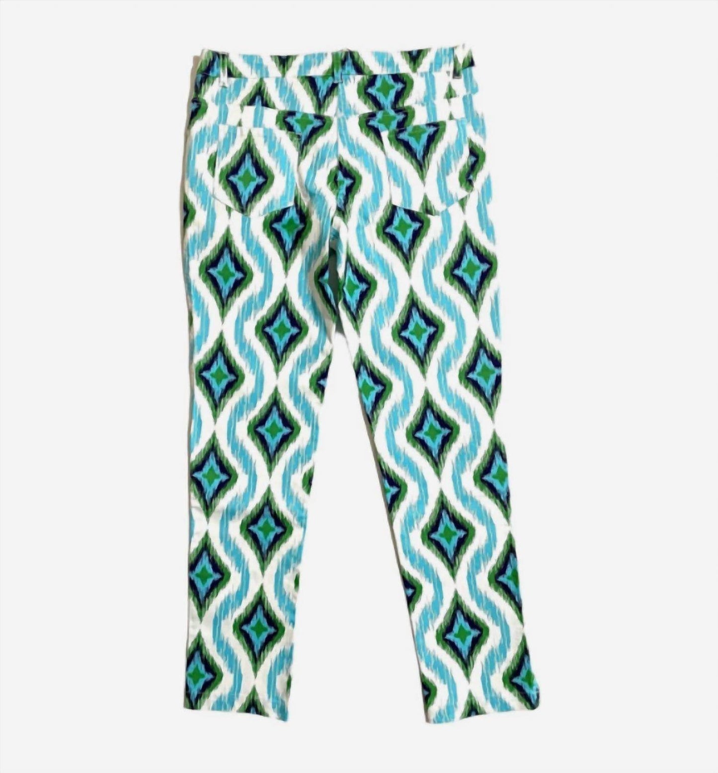 Macbeth Collection - Colored Printed Casual Pants - Rack Hunt -