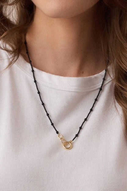 Women's Power Gemstone Long Beaded Necklace