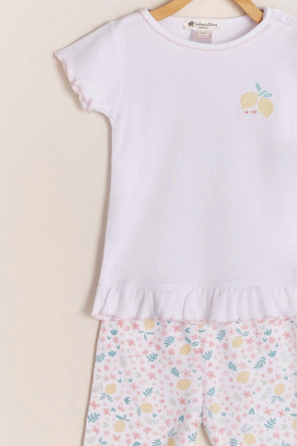 Girls' Lemon Snug Short Pajama