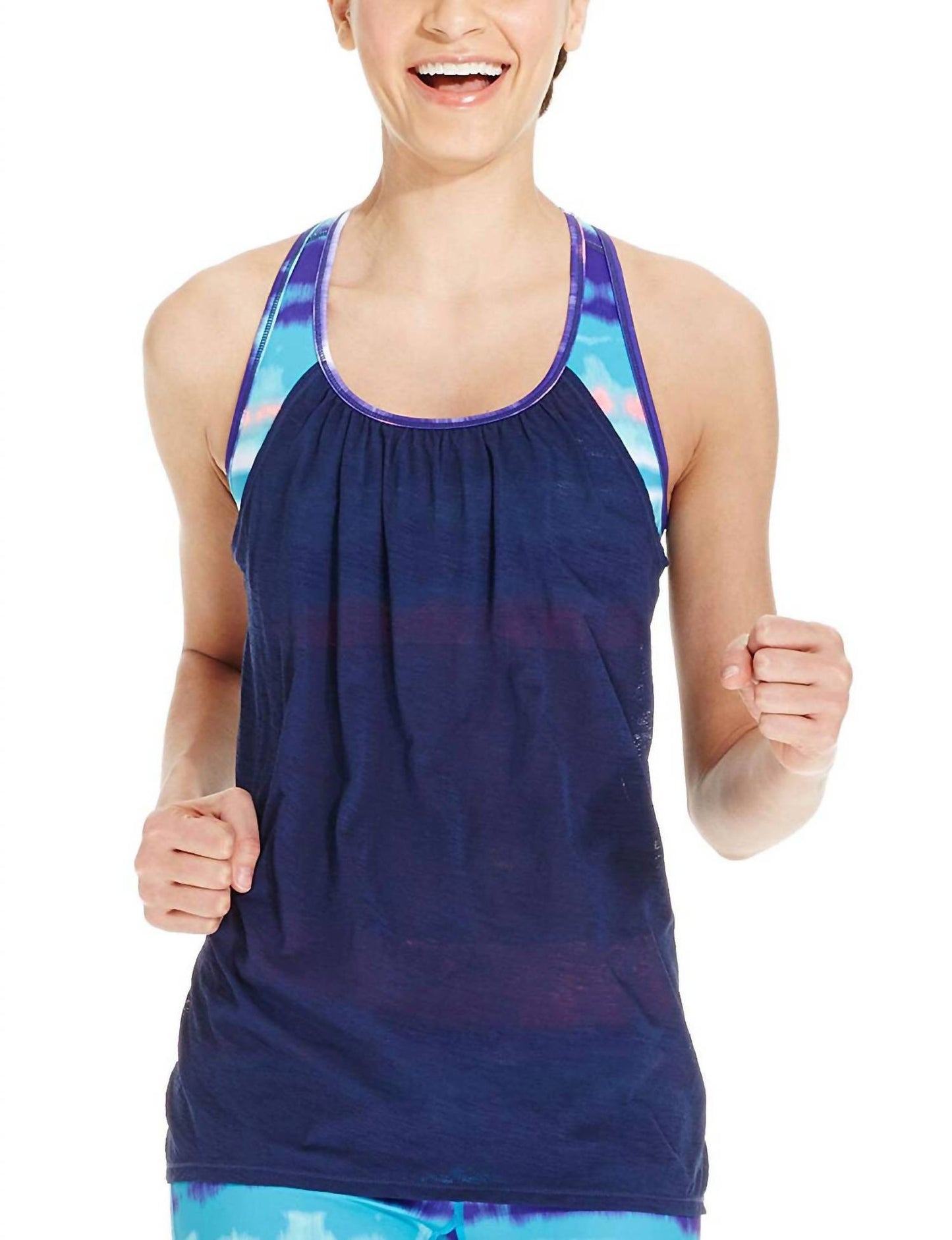 Sports Layered Look Tank Top