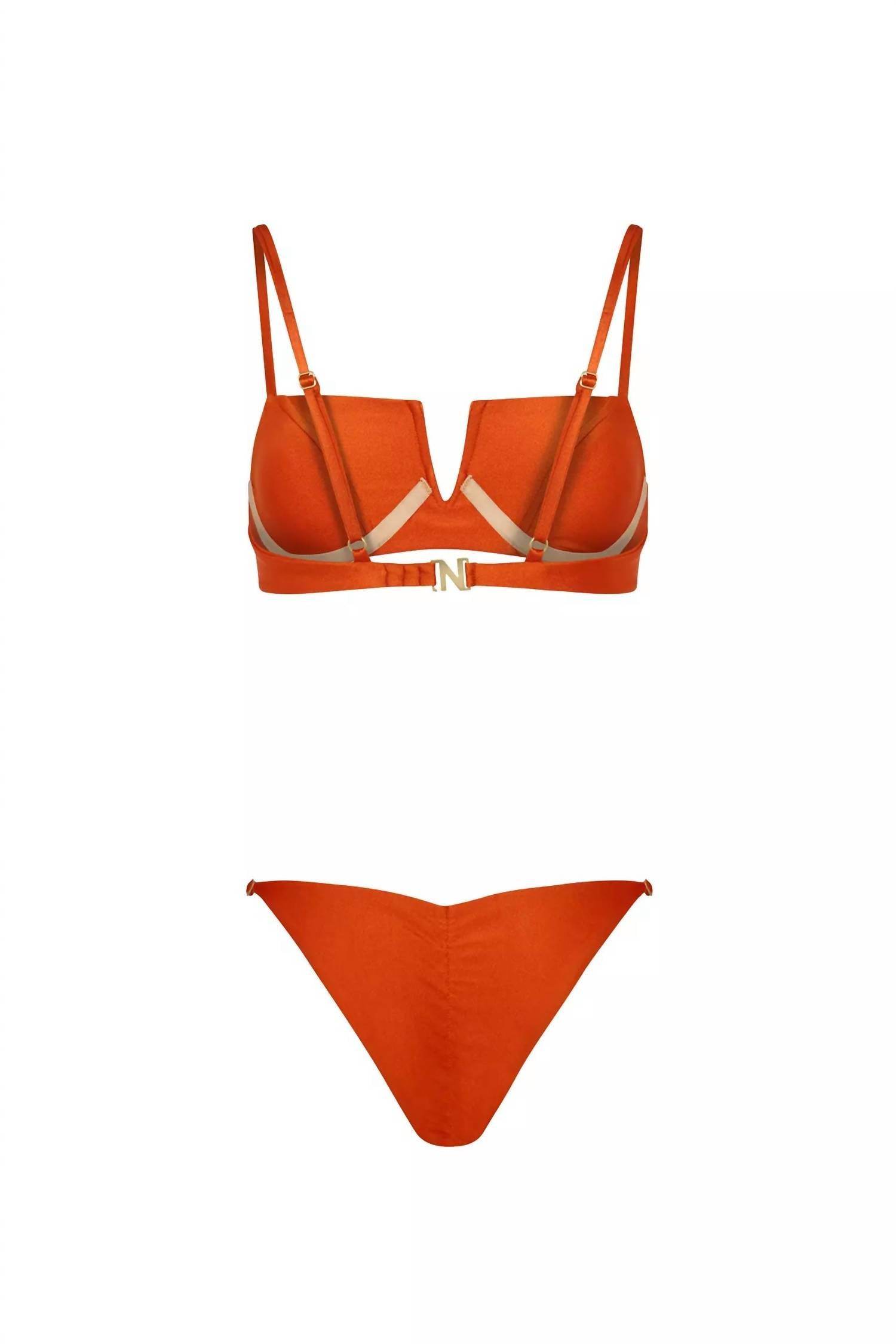 Nelblu - Era Brassiere-like Bikini Top And Bottom Set - Rack Hunt -