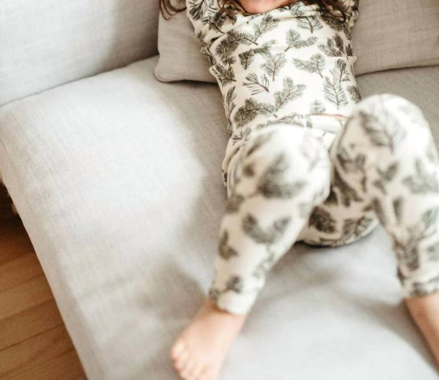 Kid's Brushed Long Sleeve 2 Piece Pajama Set