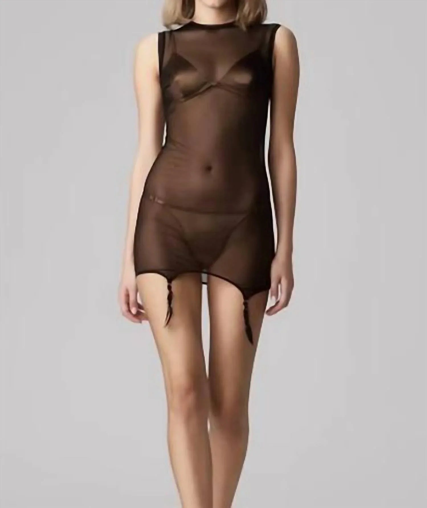MURMUR - Garter Sheer Dress - Rack Hunt