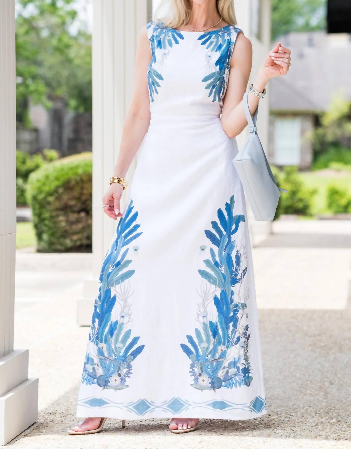 Tesaka Cut Out Maxi Dress