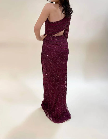 Aleta - Elegant Cut-out Side Prom Dress - Rack Hunt