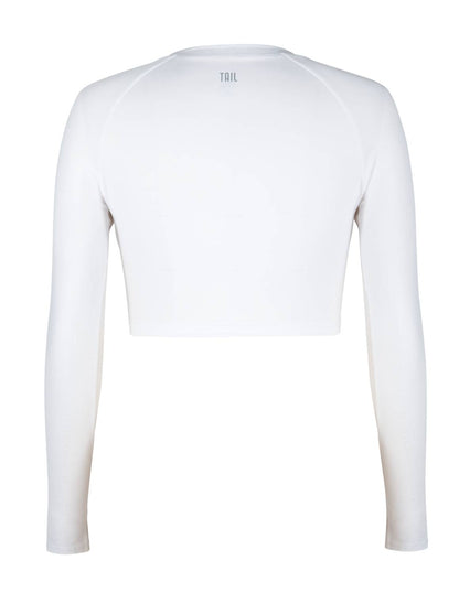 Women's Sasha Crop Top With Mesh Inserts