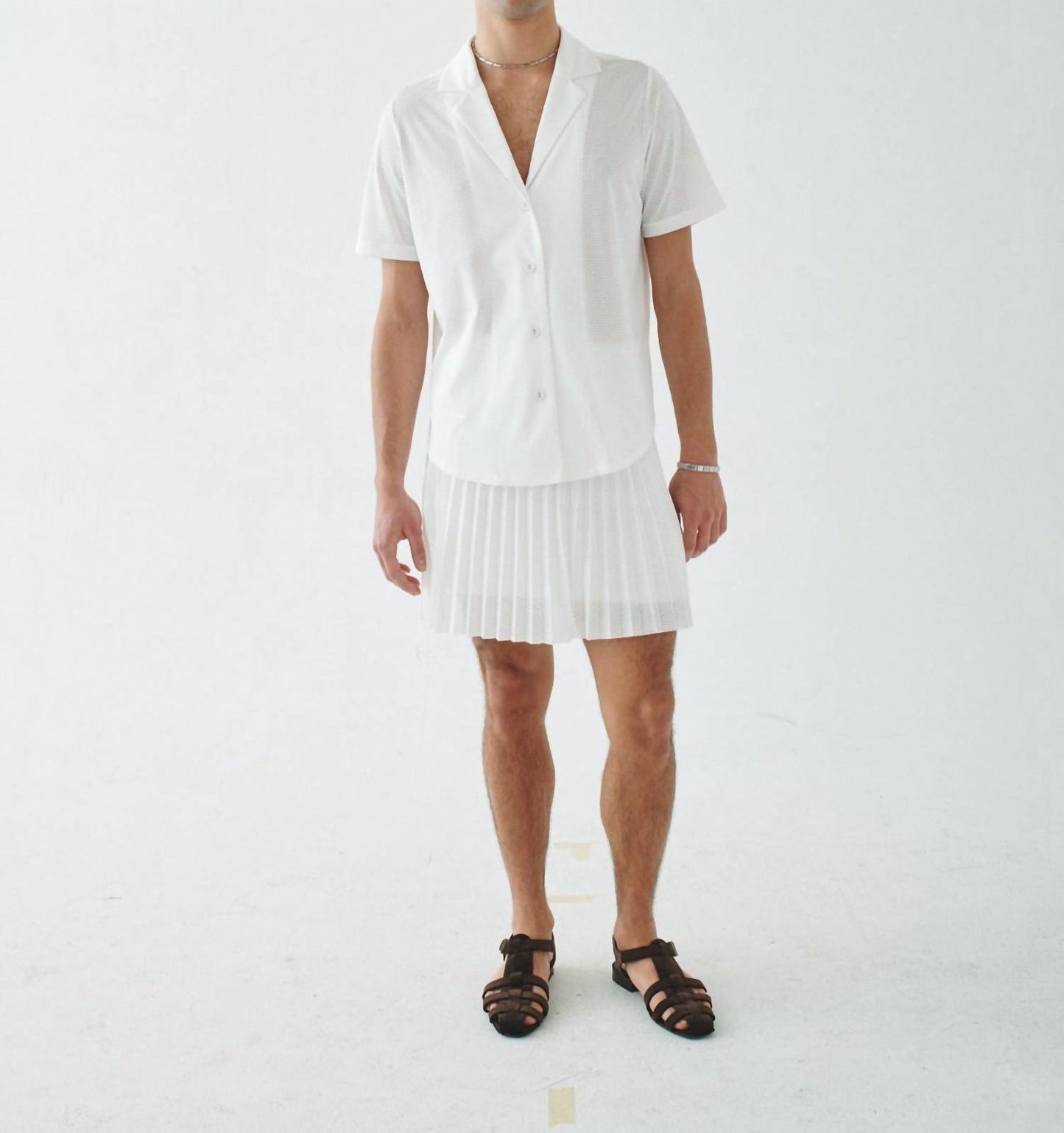 Basketball Mesh Mini Skirt