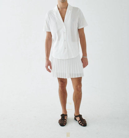 Basketball Mesh Mini Skirt