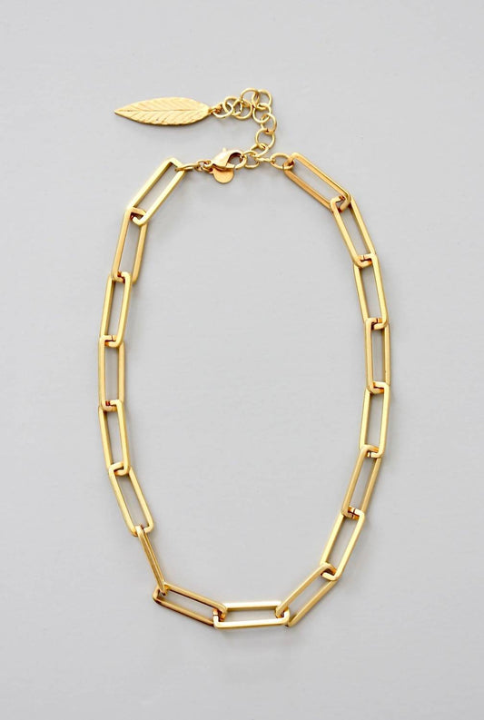 Women's Paperclip Chain Necklace