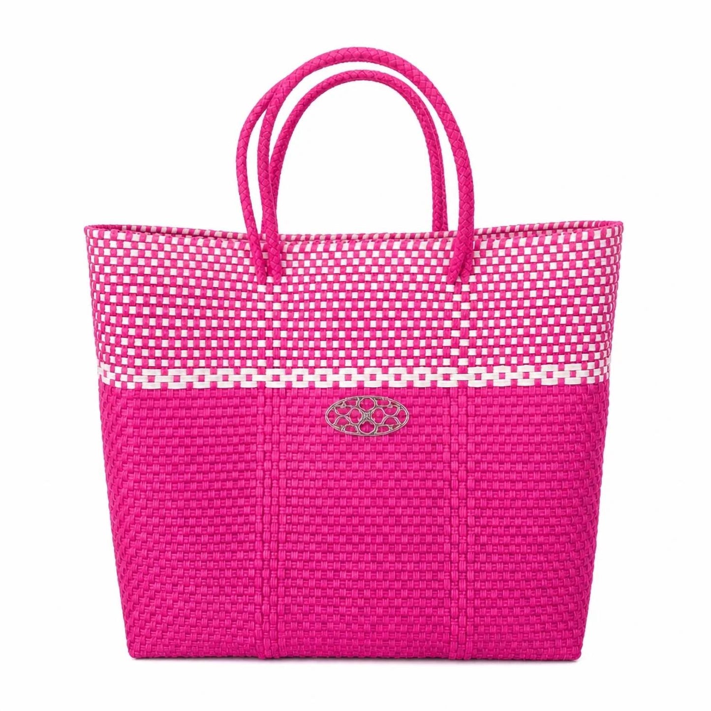 Medium Striped Tote Bag