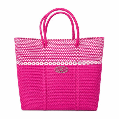 Medium Striped Tote Bag
