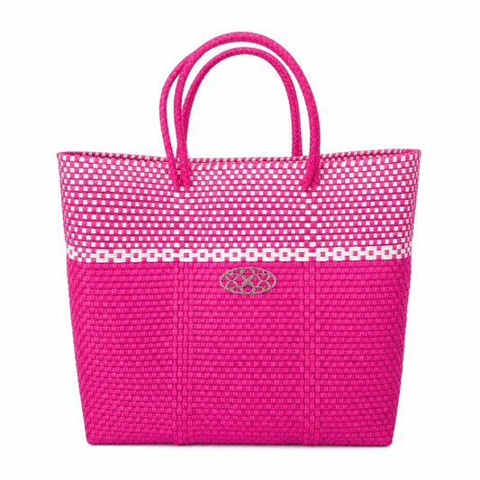 Medium Striped Tote Bag