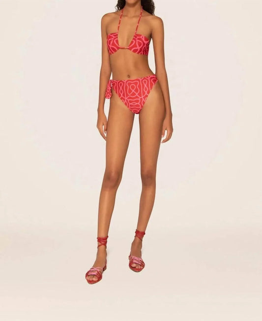 Agua by Agua Bendita - Candela Ipanema Escarlata Bikini Top - Rack Hunt