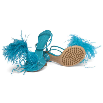 Women's Dot Feather-detailed Sandals