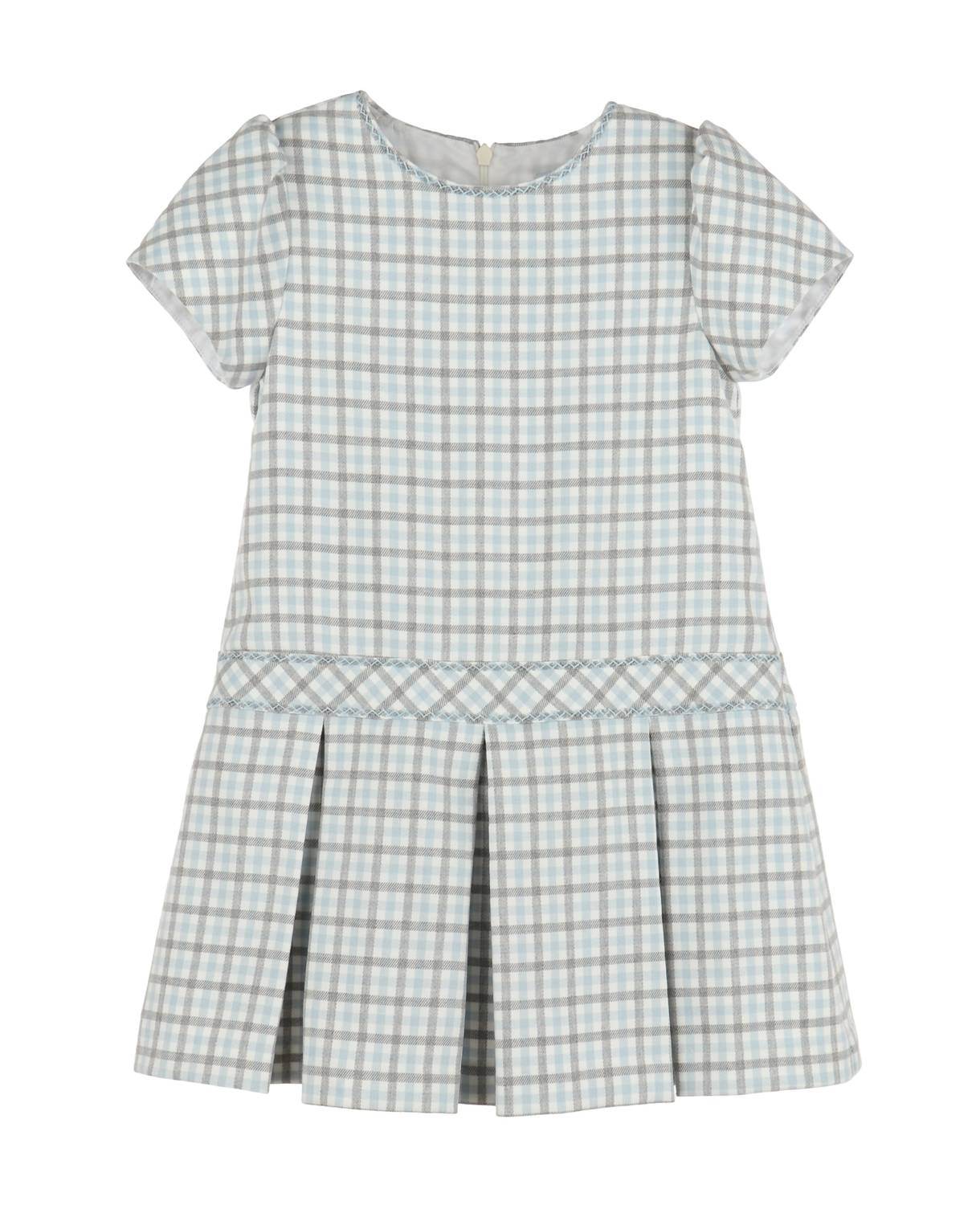 Luli & Me - Girl's Plaid Drop Waist Dress - Rack Hunt -
