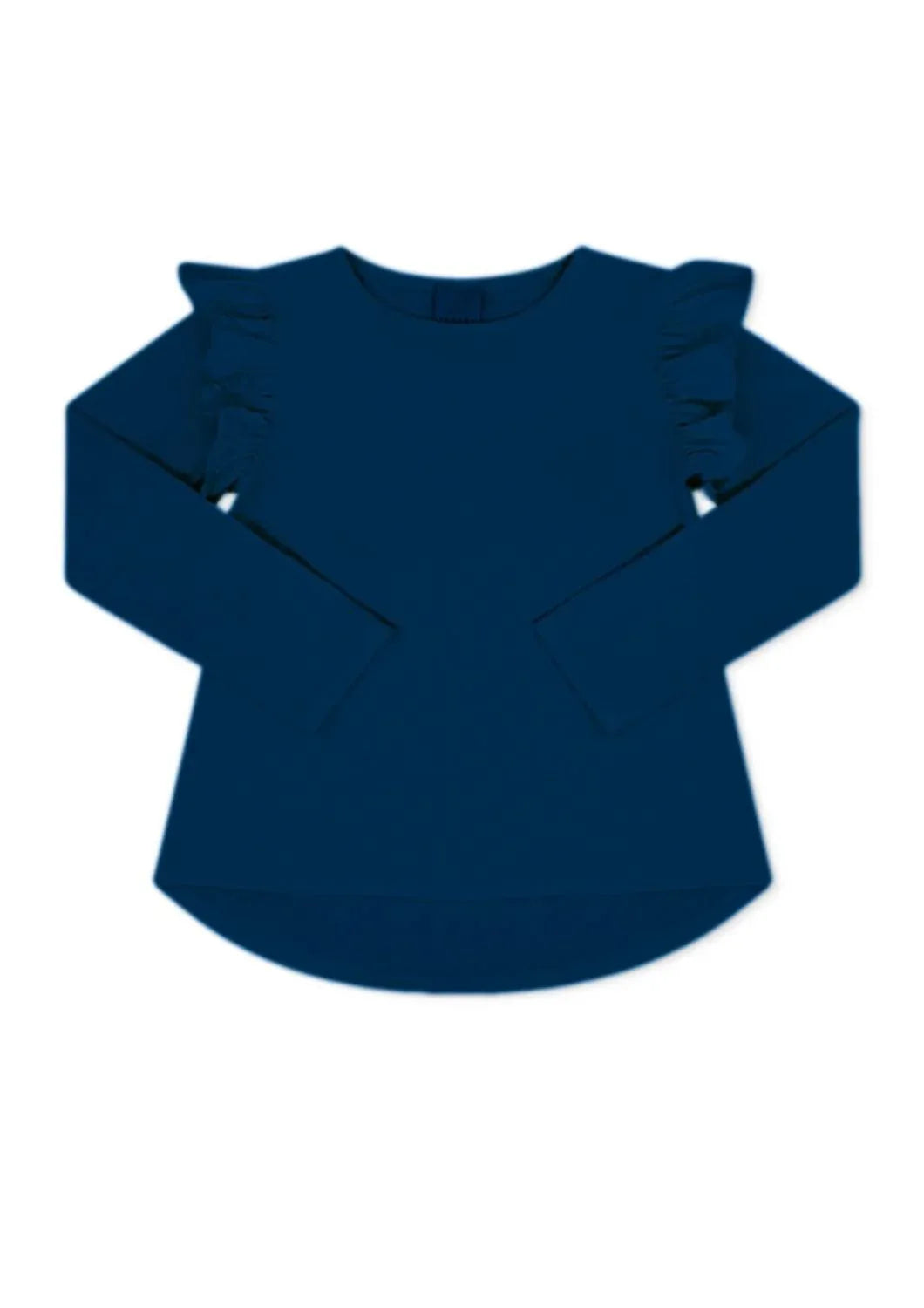 Set Proper - Girl's Elizabeth Long Sleeve Ruffle Tee - Rack Hunt