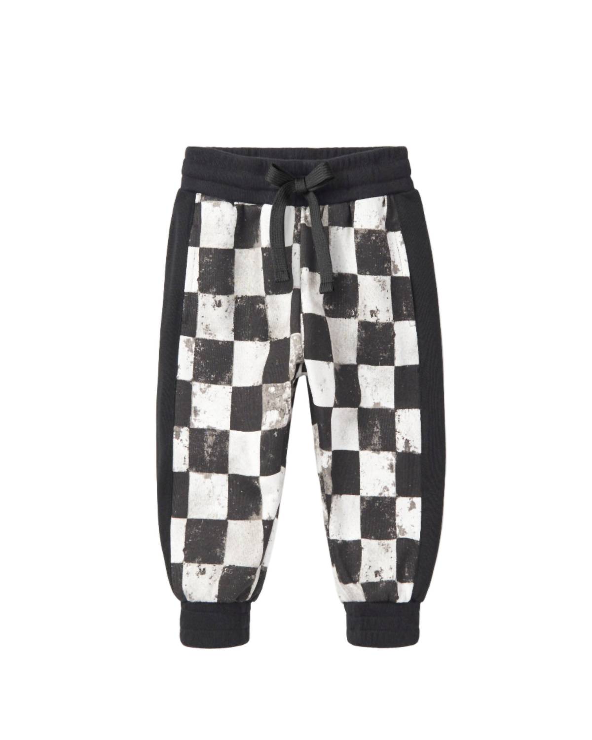 Kid's Checkered Sweatpants