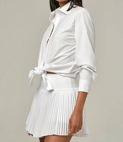 Button Down Tie Shirt