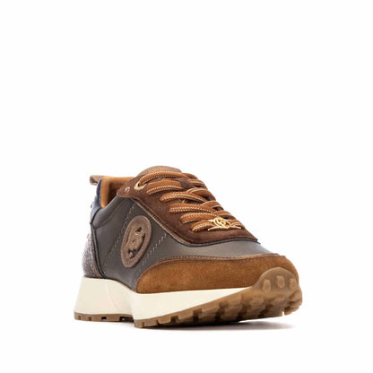 Women's Leather Lace-up Sneakers