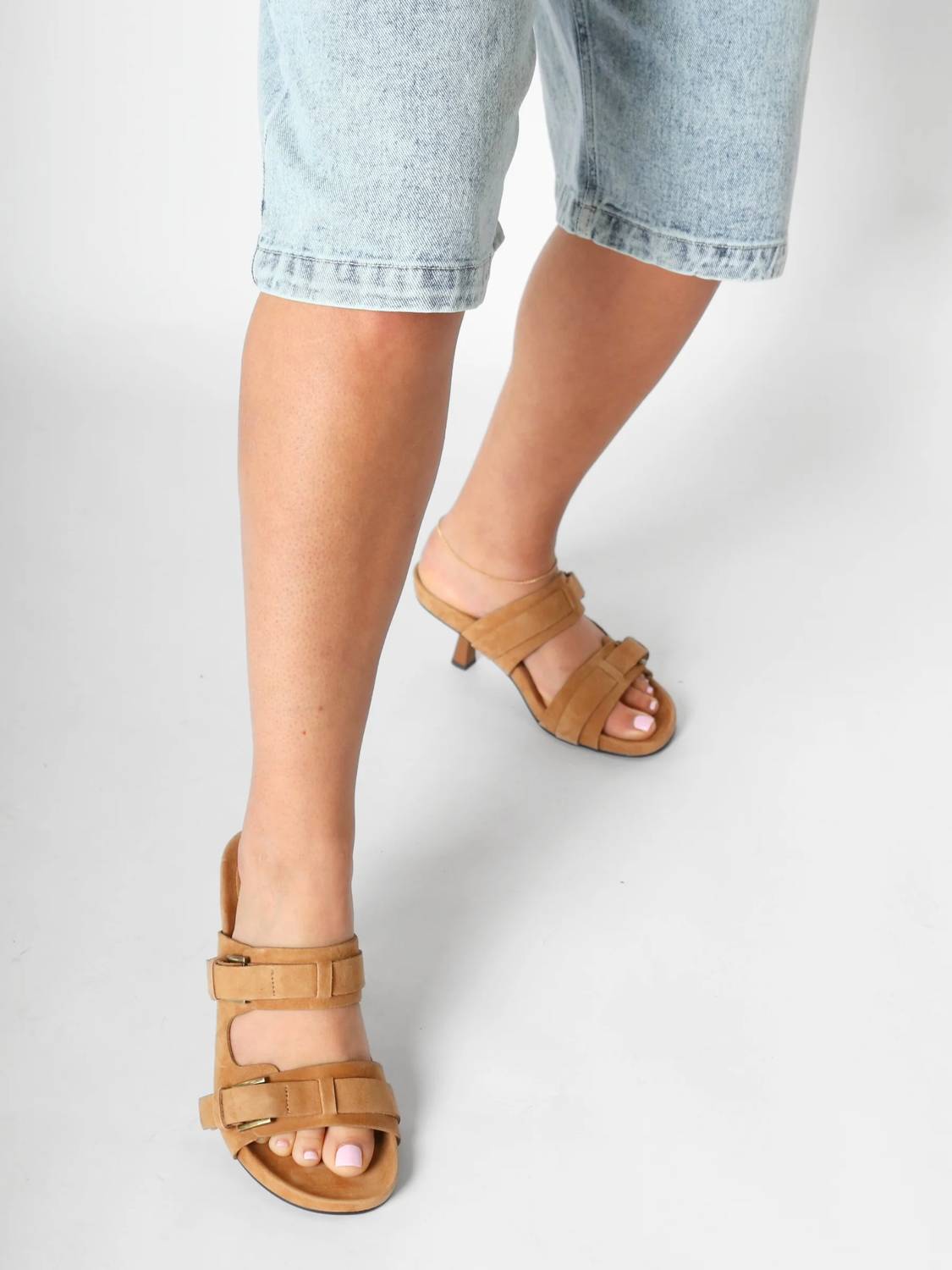 Women's Jakarta Suede Heeled Sandal