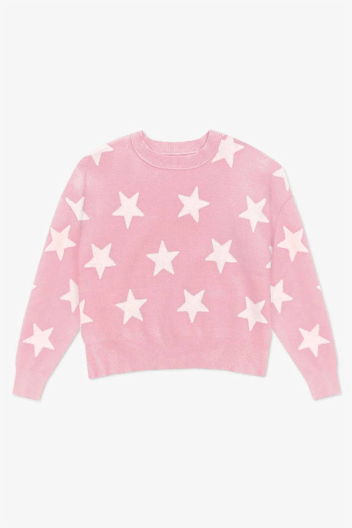 Star Yummy Soft Crew Neck Sweater