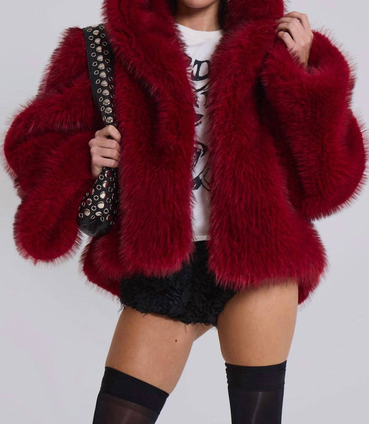 Mara Oversized Faux Fur Coat