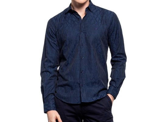 Aorta Jacquard Button Down Shirt