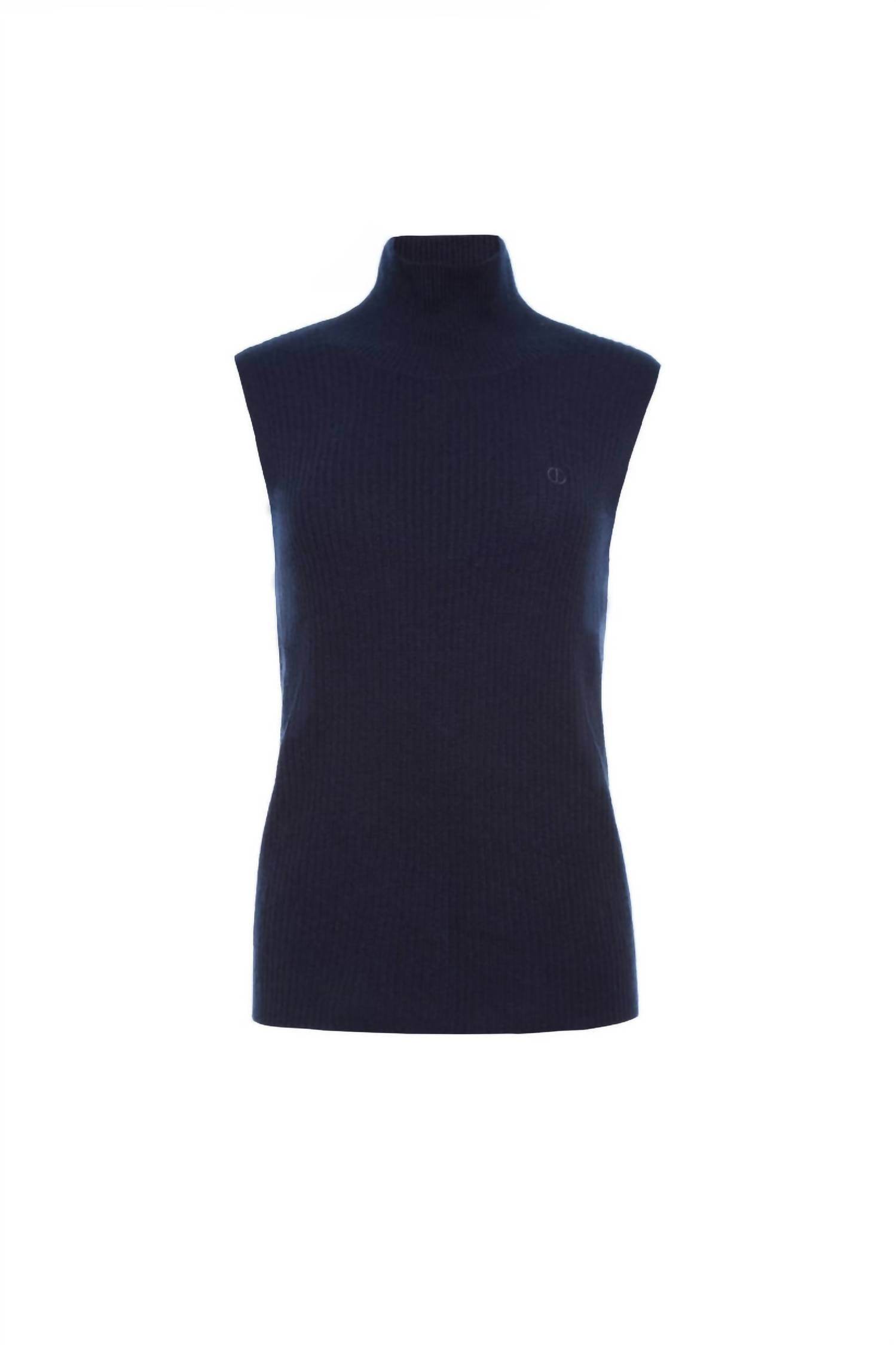 IN/ONE - Nola Cashmere Sleeveless Turtleneck - Rack Hunt -
