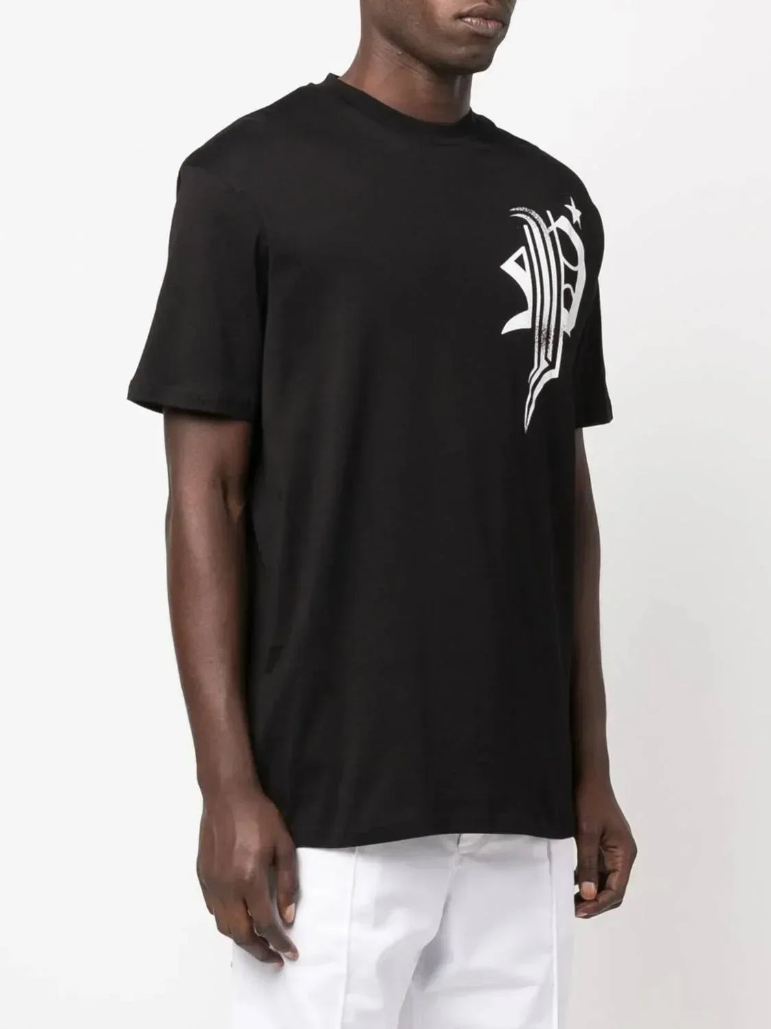 PHILIPP PLEIN - Skull Bone Logo Graphic T-shirt - Rack Hunt