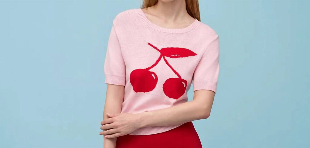 Short Sleeve Crewneck Sweater