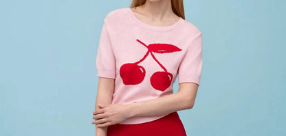 Short Sleeve Crewneck Sweater