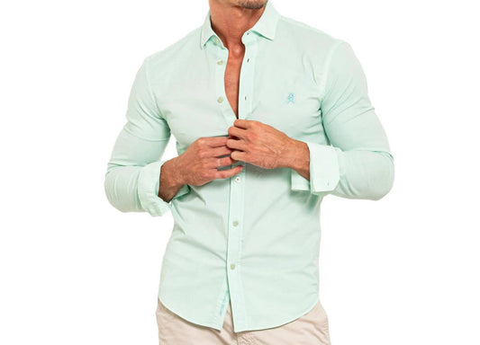 Frog Stretch Button Down Shirt
