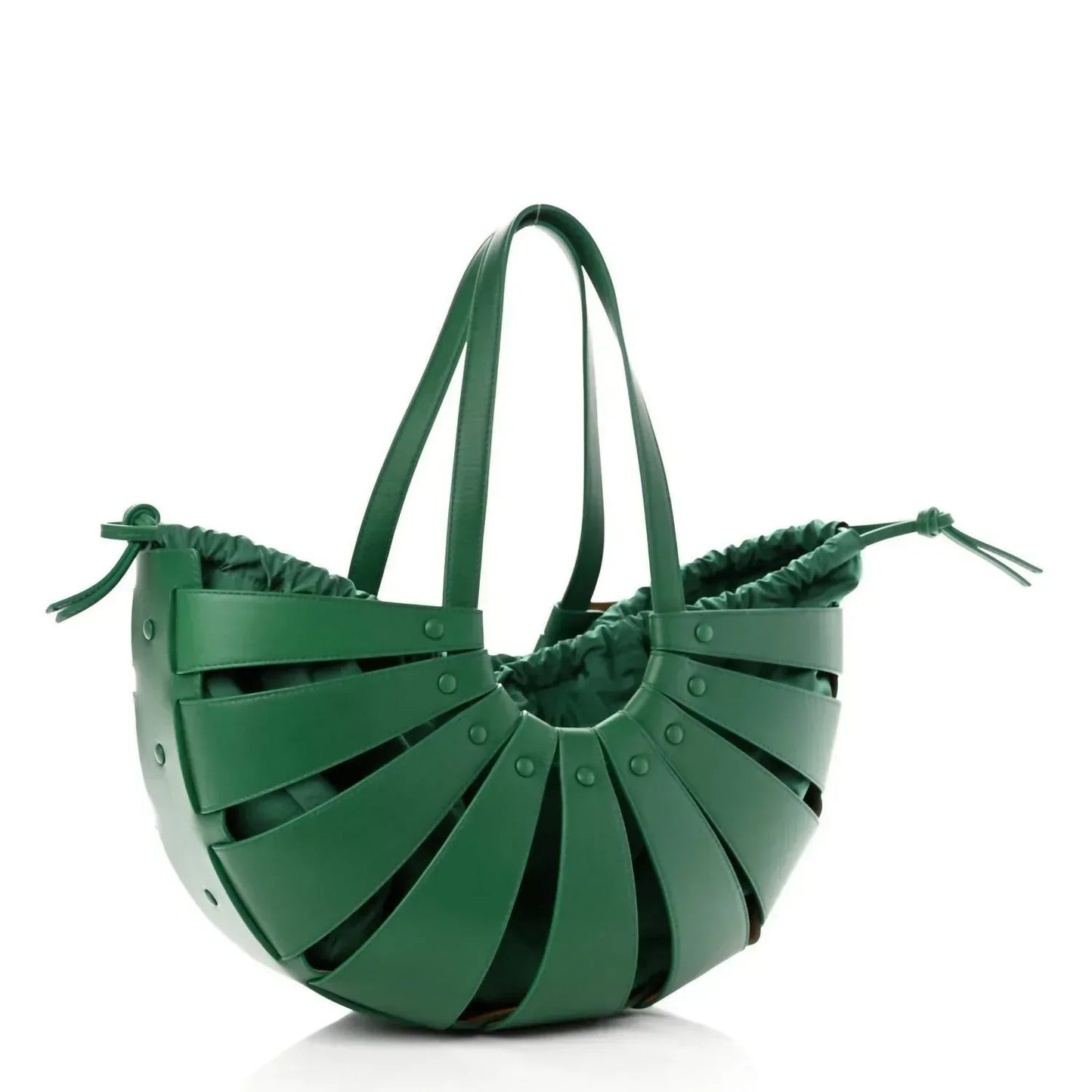 Bottega Veneta - Women's French Calfskin Shell Shoulder Bag - Rack Hunt
