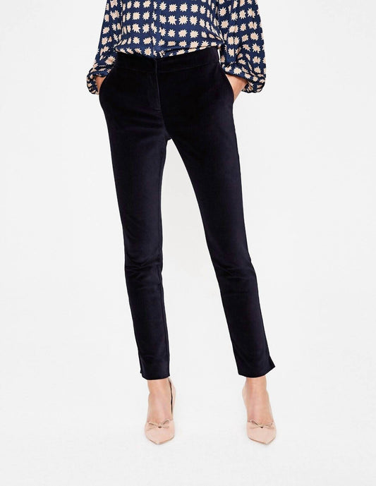 Boden - Velvet Straight Leg Ankle Pants - Rack Hunt -