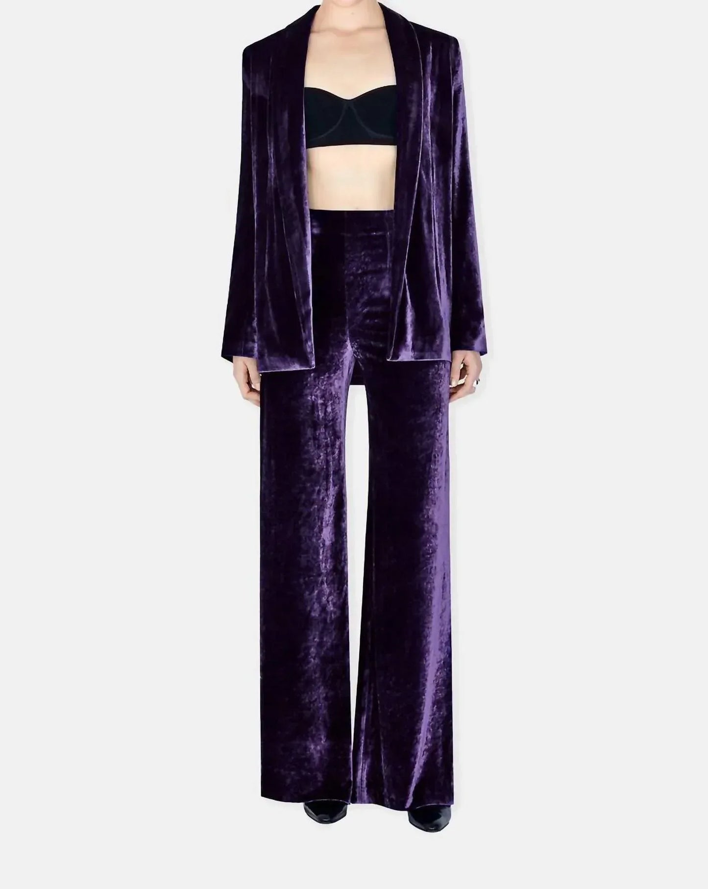 Galvan London - Julianne Velvet Blazer - Rack Hunt