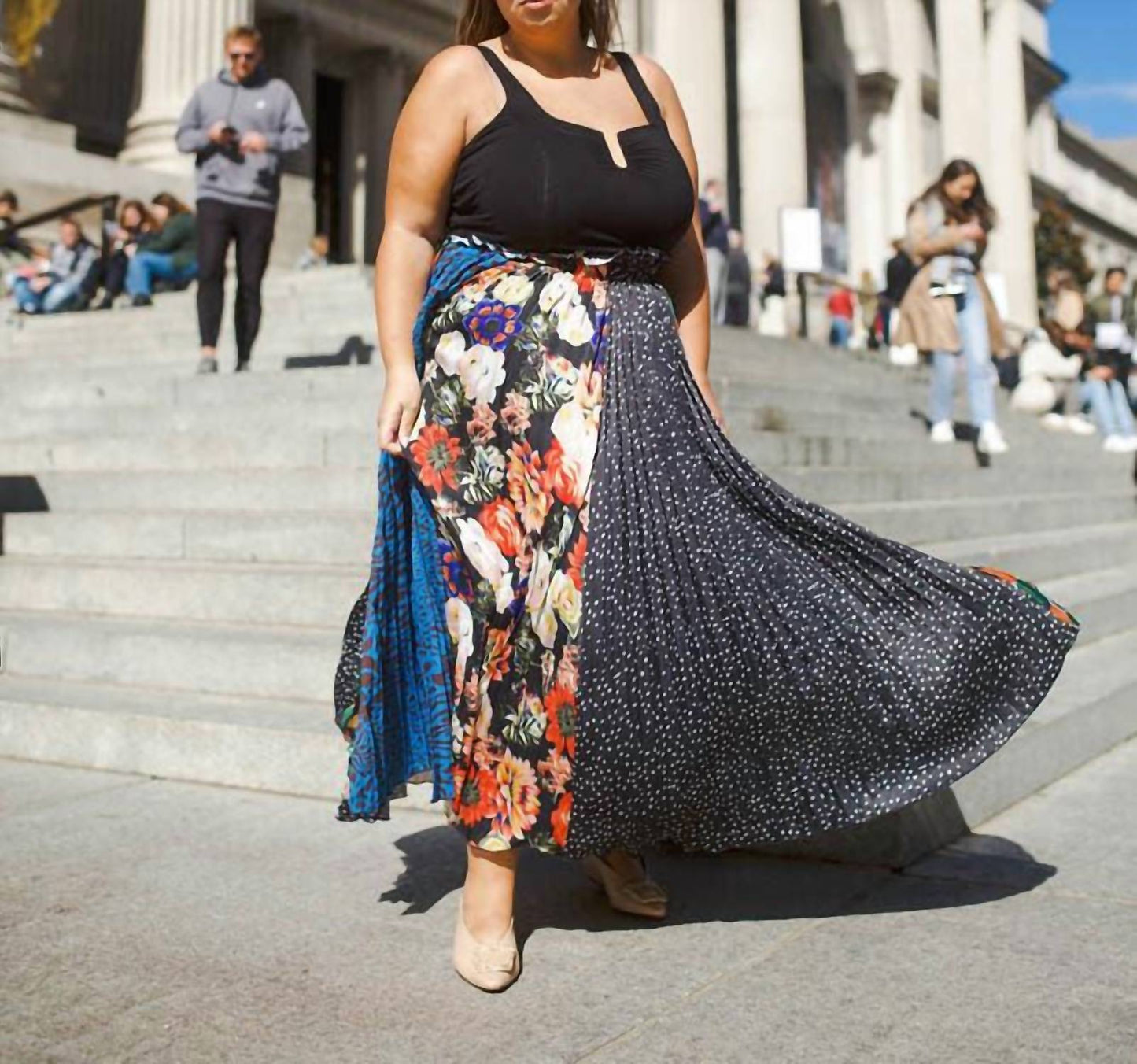 Women's Maxi Printed Skirt