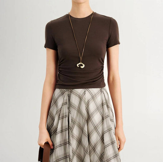 Sculpted Waist Slim-fit Tee