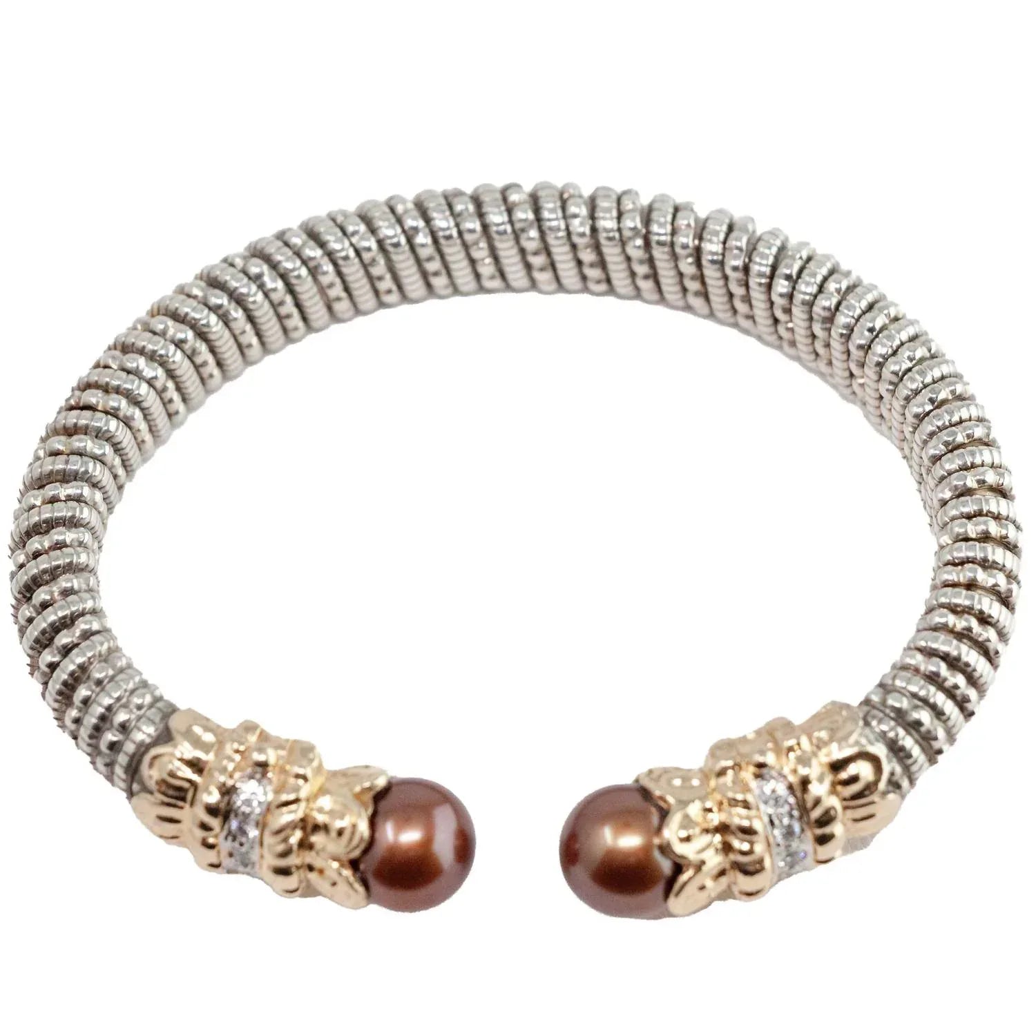 Alwand Vahan - Pearl Tip Sterling Silver Bracelet - Rack Hunt
