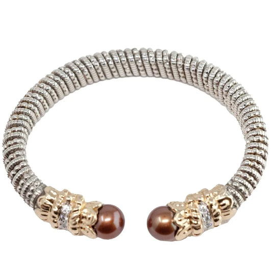 Alwand Vahan - Pearl Tip Sterling Silver Bracelet - Rack Hunt