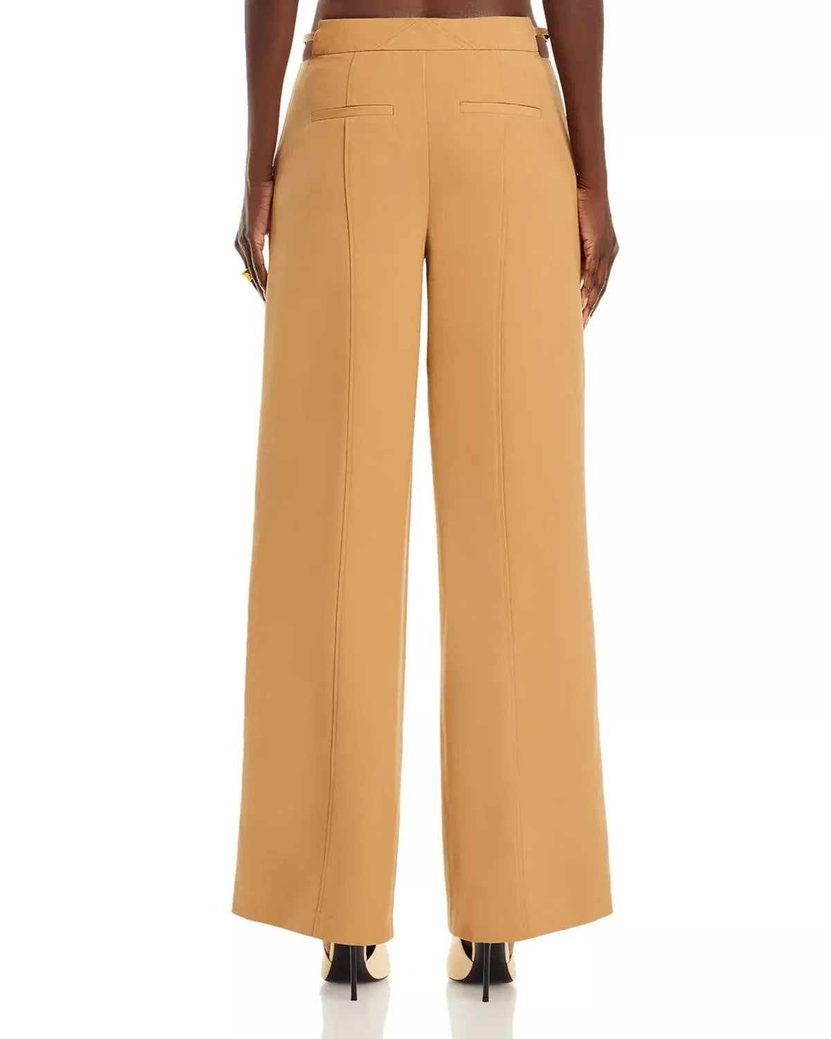 Avec Les Filles - Cutout Waist Wide Leg Pants - Rack Hunt